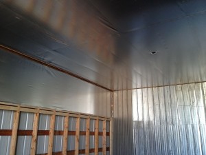 Arctic Clad insulation Steel building keeping it warm