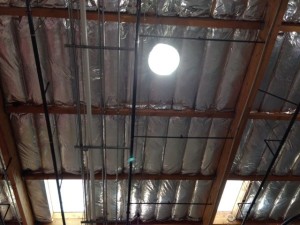 Costco roof insulated inside store with Arctic Clad
