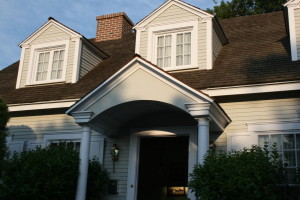 Vinyl Siding on a house.