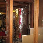 Insulated hot water tank
